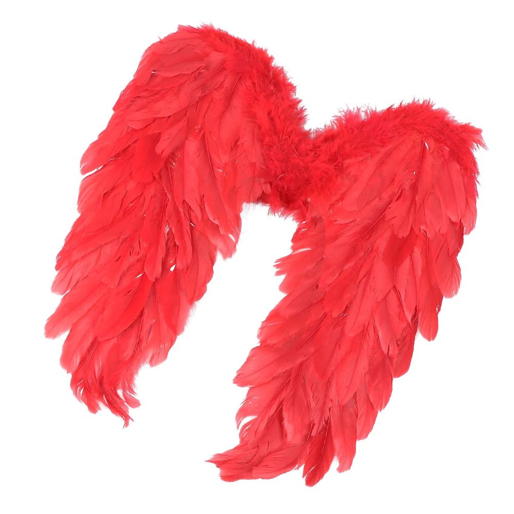 

Angel Wings Party Accessory Performance Supply Kids Plume Prop Halloween Decor Stage Cosplay Costume Girl Supplies