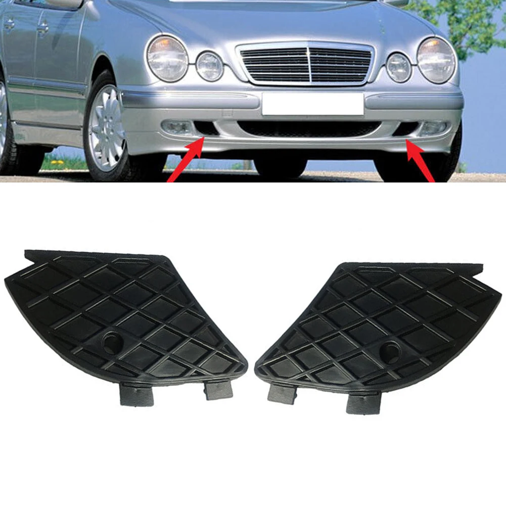 

2pcs Car Fog Light Grill Covers A2108850153,A2108850253 For MERCEDES E-Class W210 E320 E430 E55 For AMG 1999-2003 Accessories
