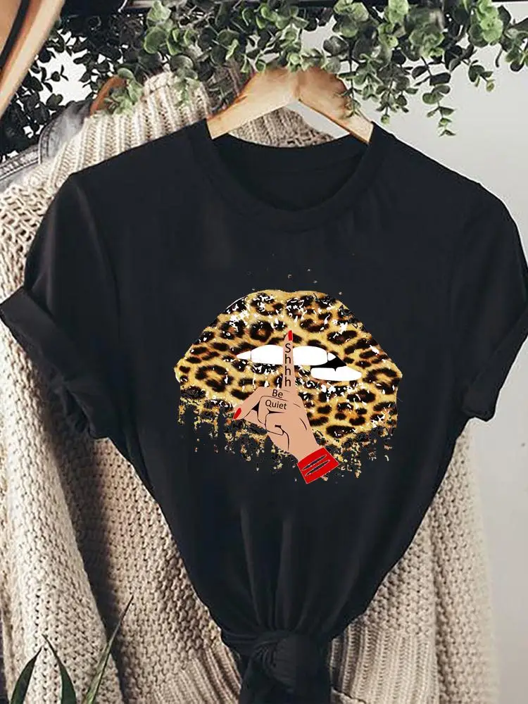 

Женская летняя футболка с коротким рукавом, с принтом