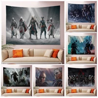assassins creed hanging bohemian tapestry art science fiction room home decor decor blanket