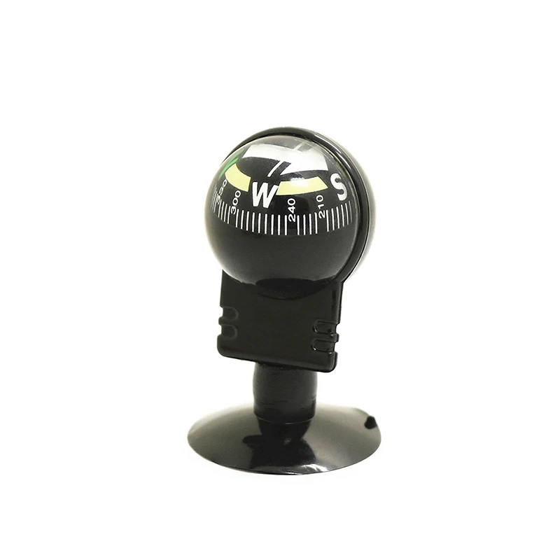 

360 Degree Rotation Waterproof Vehicle Navigation Ball Shaped Car Compass with Suction Cup Pointing Guide Ball for Car Truck