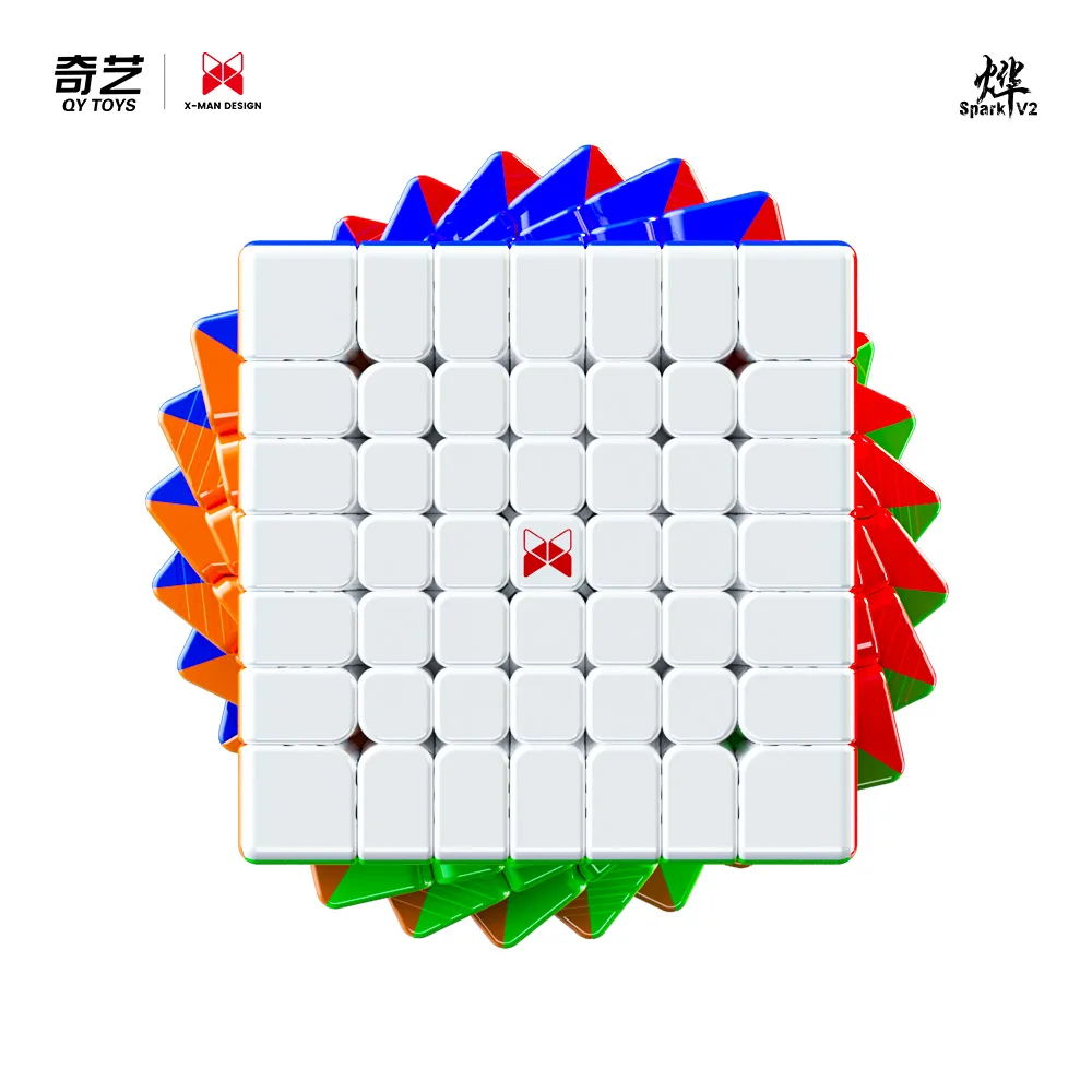 Qiyi Spark V2 Core Magnetic 7x7x7 Magic Cube QY Professional Детский подарок-головоломка игрушки