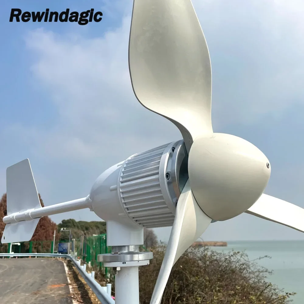 Мощный турбинный генератор на 10 кВт с завода в Китае для домашней фермы 10000 Вт 24 В