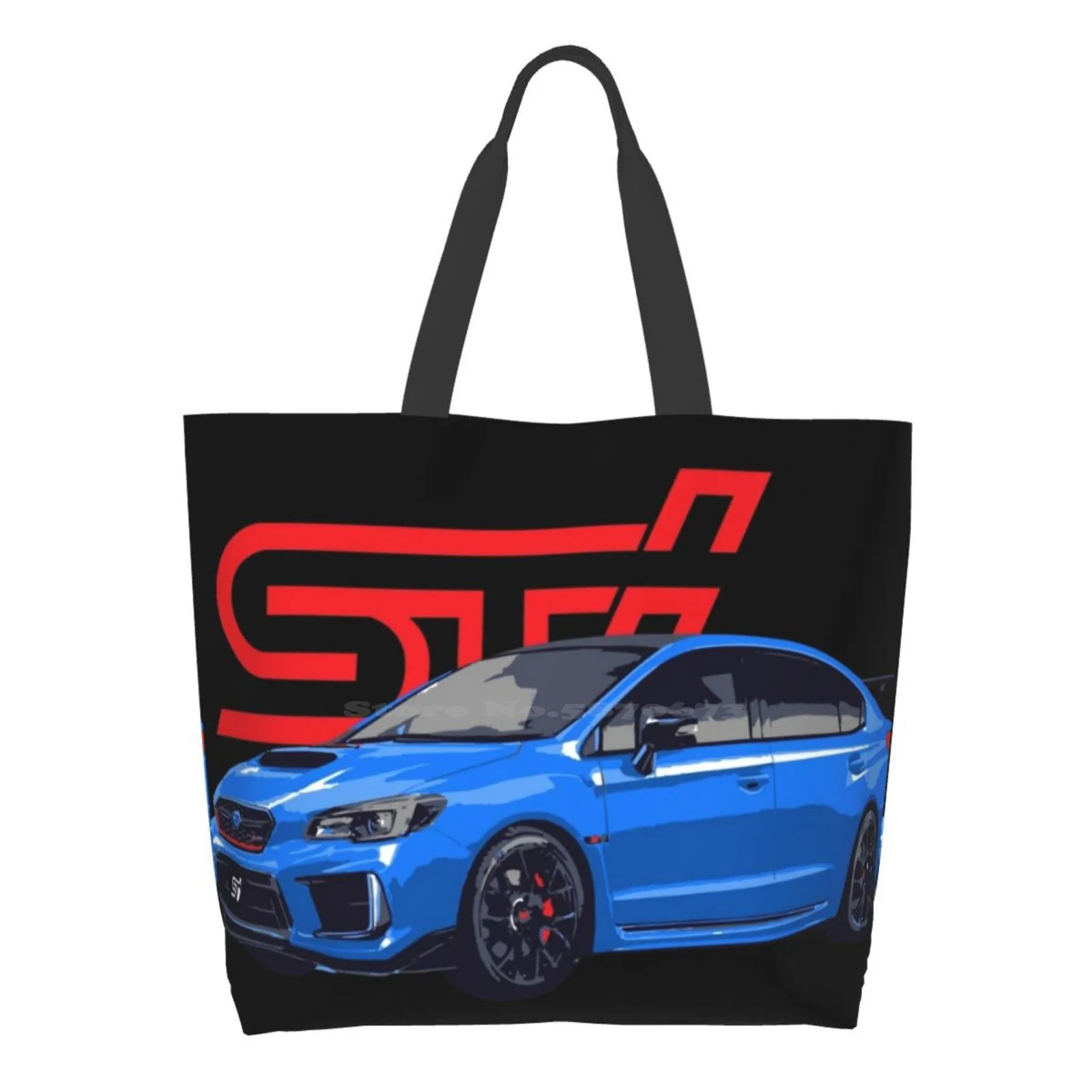 

Sti S209-Повседневная Сумка-тоут с голубым принтом World Rally, вместительные сумки Sti Wrx Sti Sportscar Evo Impreza