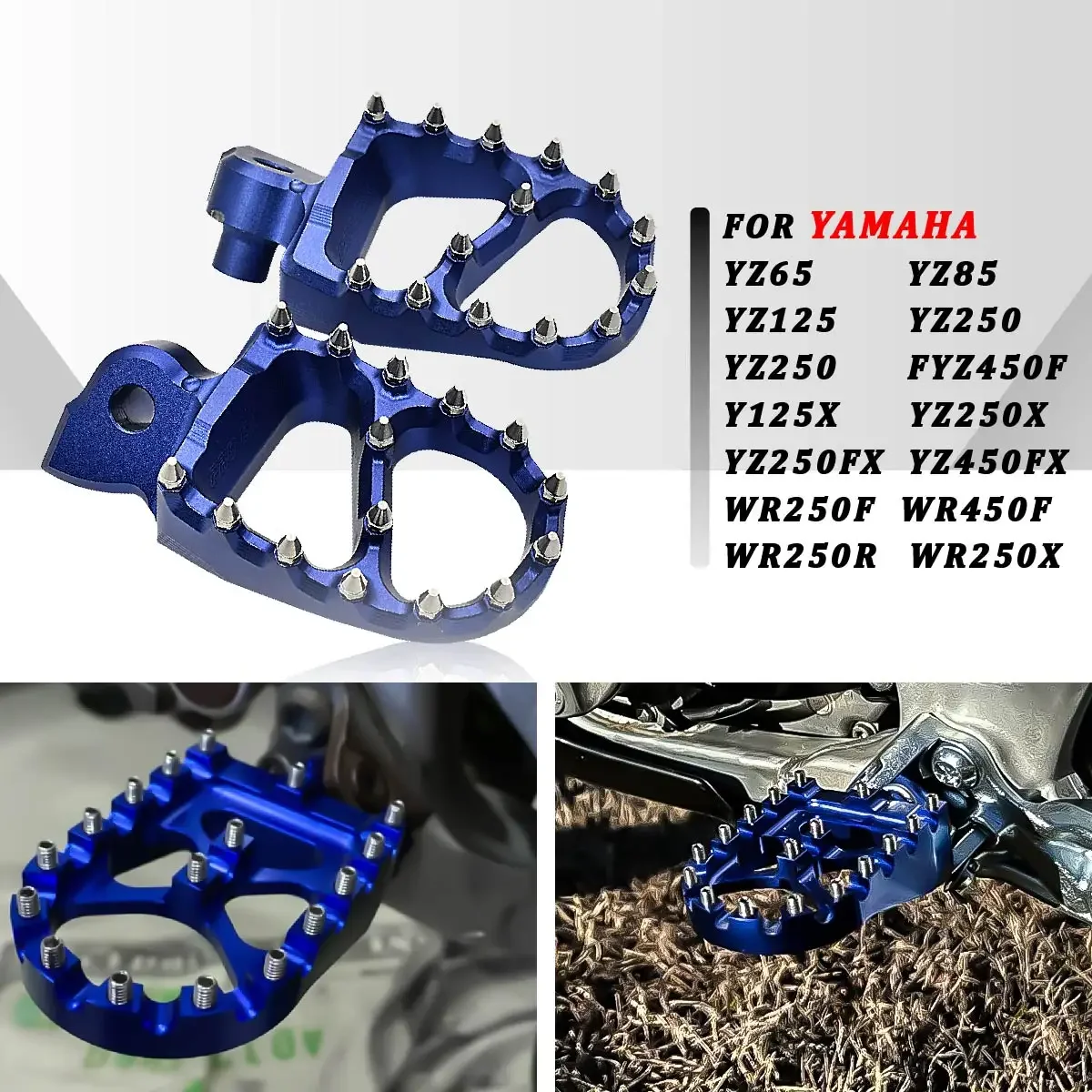 Подножки для мотоцикла подножки педали YAMAHA YZ 65 85 125 250 250F 450F 125X 250X 250FX 450FX WR250F WR450F