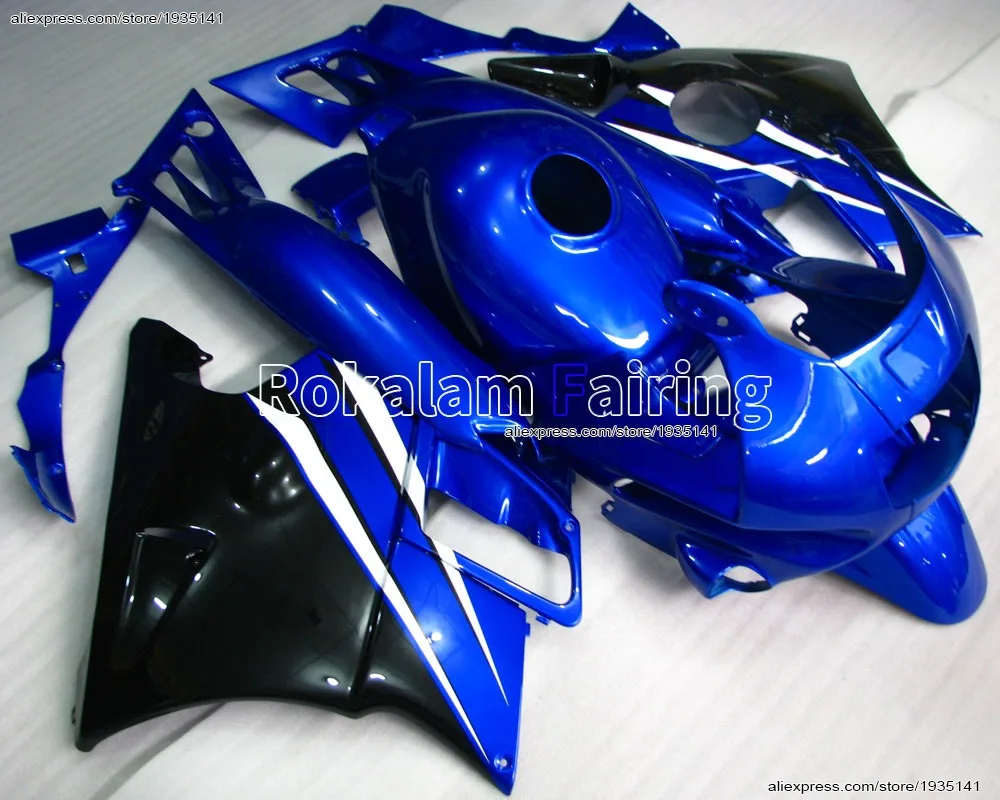 Для Honda CBR600 F2 1991-1994 (CBR 600 F2 91-94) сине-черно-белый гоночный комплект обтекателей мотоцикла (art.: 3920d921cfb27) - 3920d921cfb27