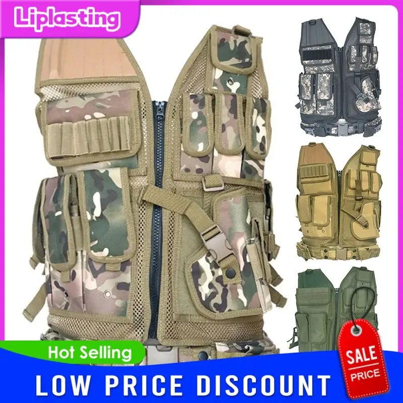 Тактический Жилет Molle, армейский военный боевой армированный жилет ...