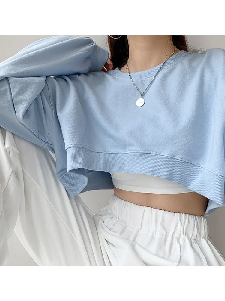 

Женская футболка с круглым вырезом, длинным рукавом и круглым вырезом