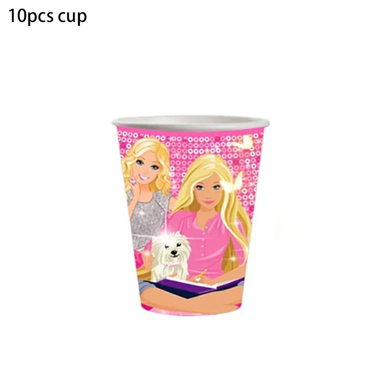 

Одноразовая посуда Miniso Beauty Barbie Theme