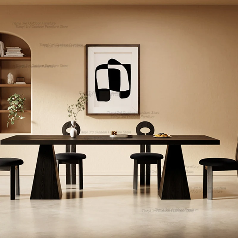 Современные деревянные обеденные столы кухонная роскошная столовая посуда