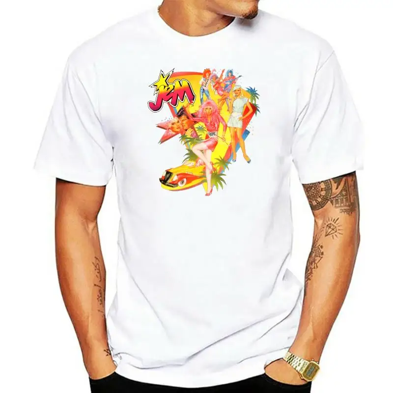 

JEM AND THE HOLOGRAMS T SHIRT BIRTHDAY PRESENT GIFT