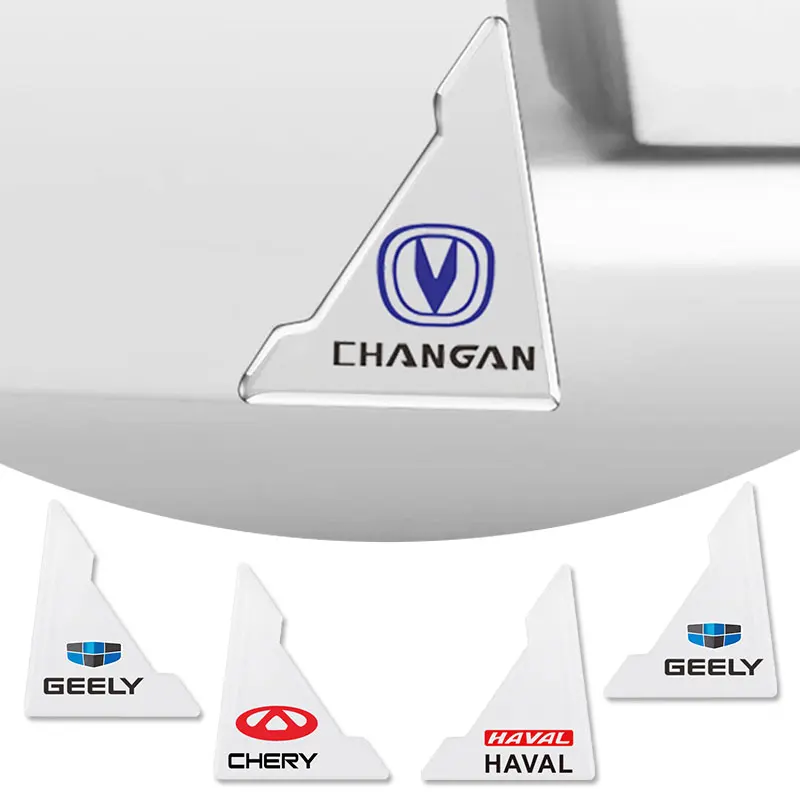 

New 2PCS Car Door Transparent Corner Stickers for Volkswagen VW Golf 4 6 7 GTI Tiguan Passat B5 B6 B7 CC Jetta Mk5 Accessories