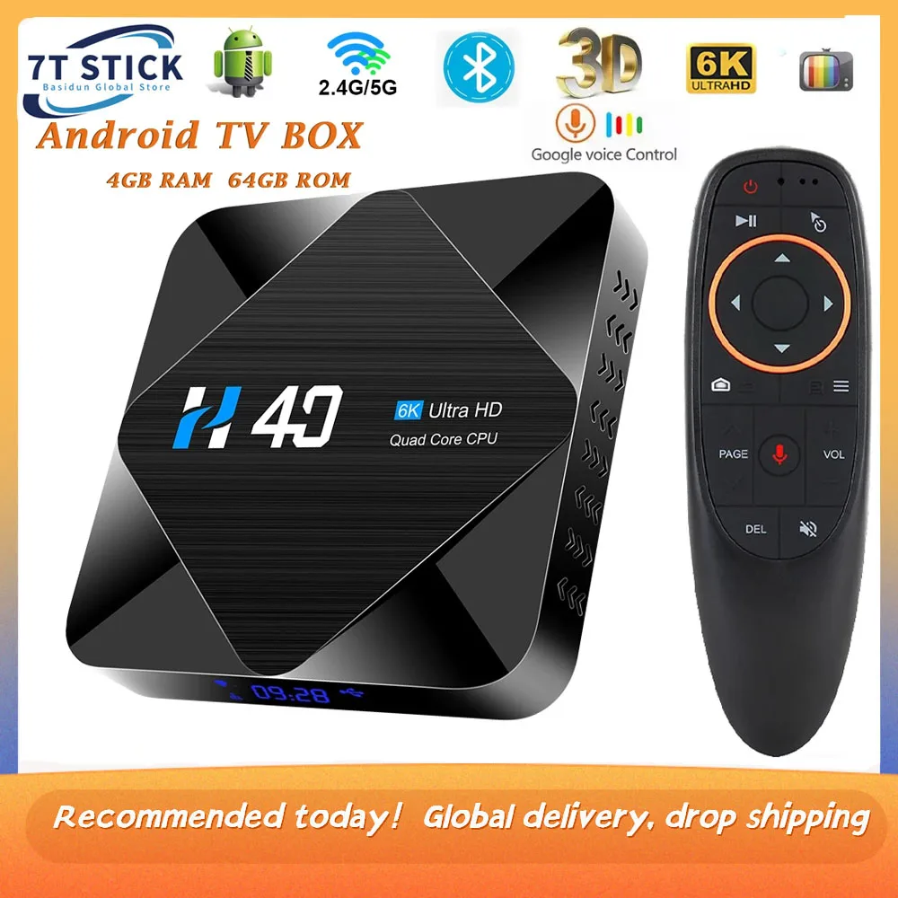 

Приставка Смарт-ТВ H616, Android 10, 4 + 32/64 ГБ, Bluetooth, Wi-Fi