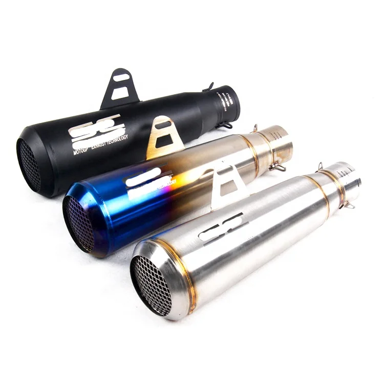 REALZION мотоциклетная выхлопная труба оптом Калибр 51 мм Длина 320 Универсальная из