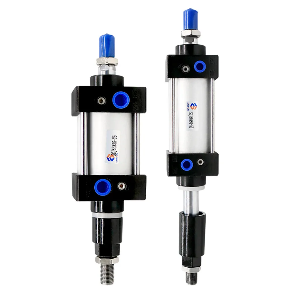 

SCJ80 * 25/75/100/125/300-150/200-S пневматический цилиндр с большим упорным отверстием, цилиндр с двойным выходом и регулируемым ходом