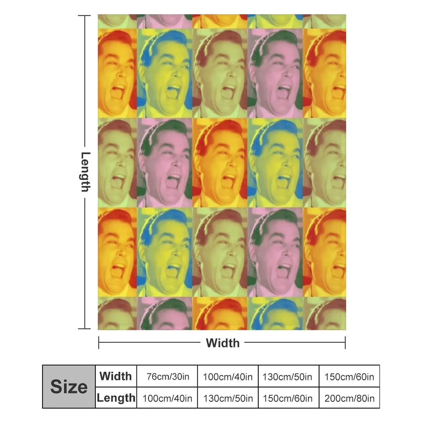 Ray Liotta смех мафия гангстерский фильм Goodfellas живопись многоцветное одеяло