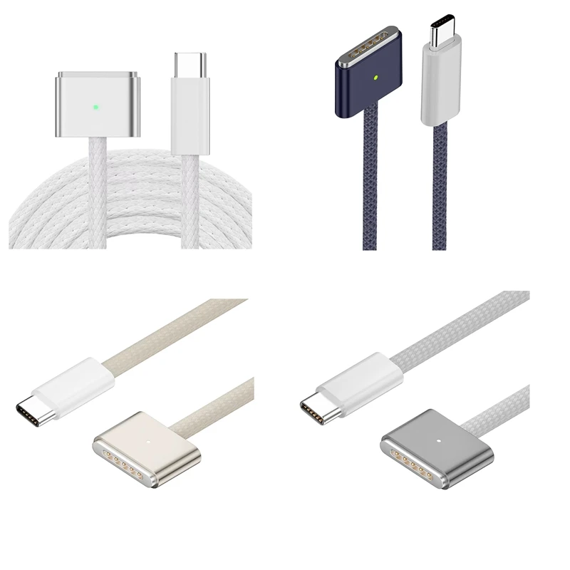 

Подходит для зарядного кабеля Apple Macbookpro 140 Вт, кабель для быстрой зарядки с Type-C на Magsafe3