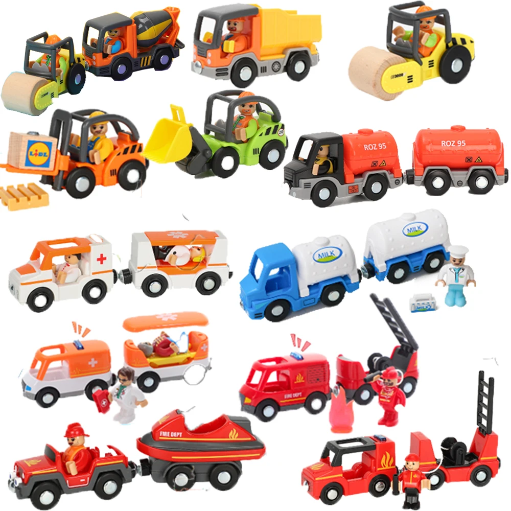 

Kids RC Electric Train Set Locomotive Magnetic Train Diecast Slot Toy Fit for Wooden Train Railway Track Toys for Children Gifts