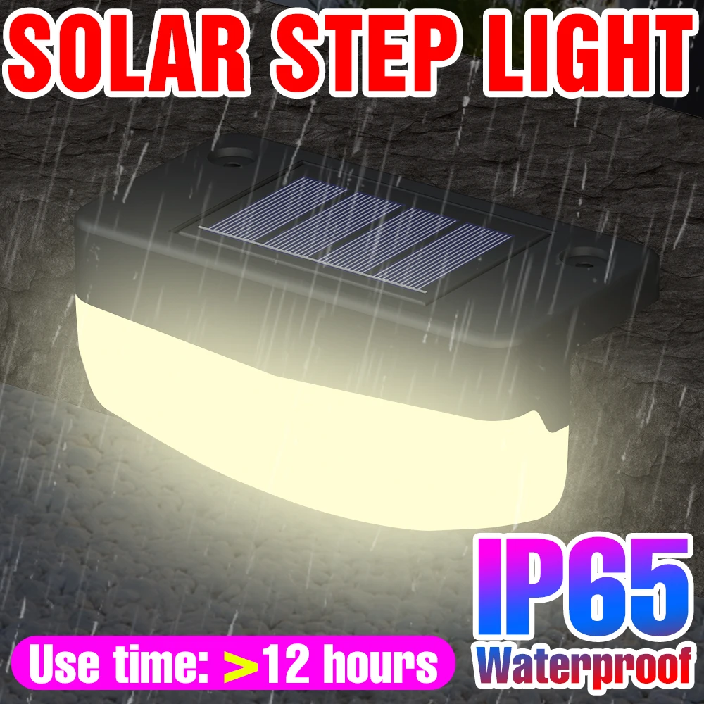 

LED Solar Lamp Outdoor Garden Lights IP65 Waterproof Solar Deck Lights For Patio Balcony Stair Fence Street Decoration LED Lamp