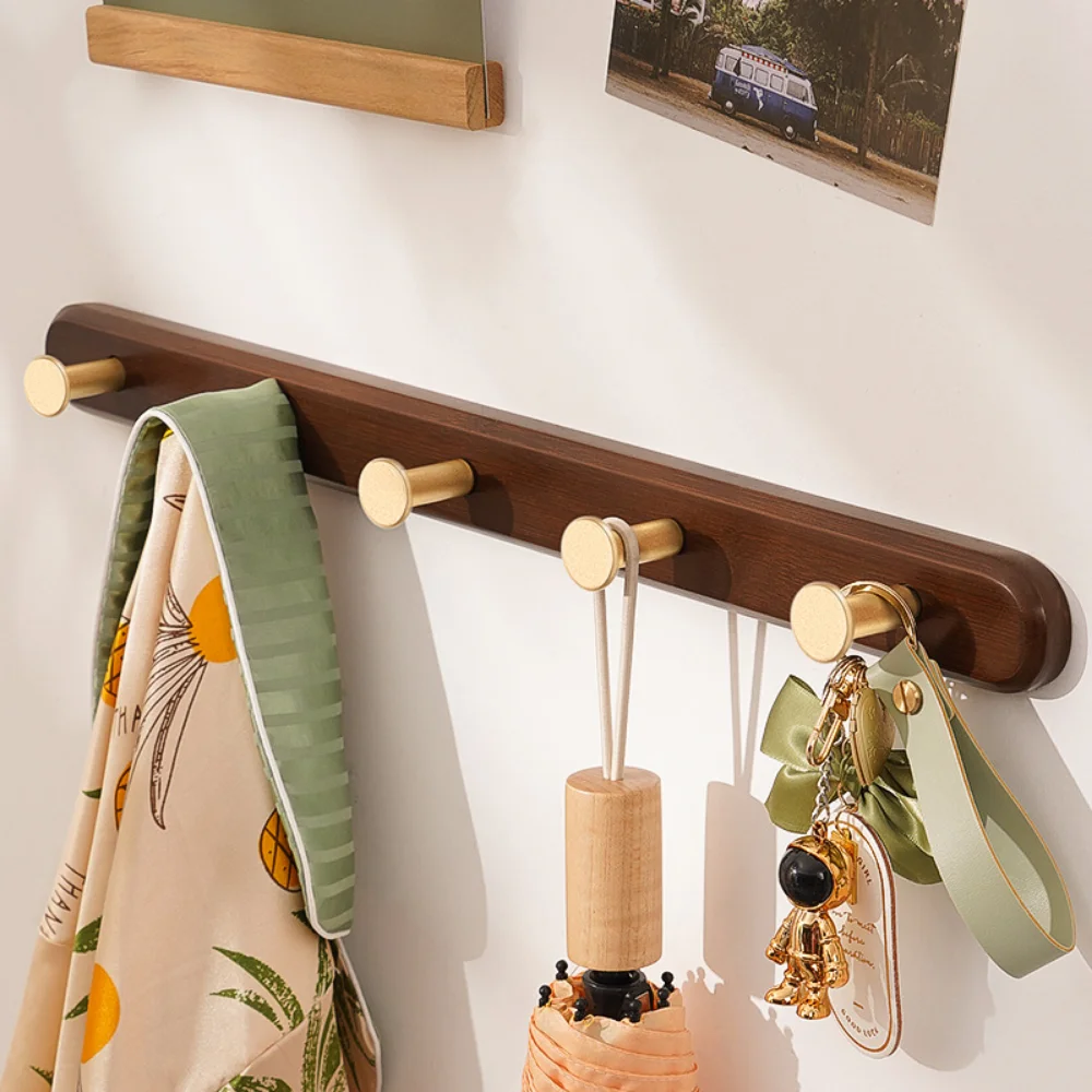 

Multifunction Hook 4/5/6 Hook Wall Hanging Wall Bedroom Entry Wall Clothes Hook Key Holder Wall Porch Hanger Retro Room Decor