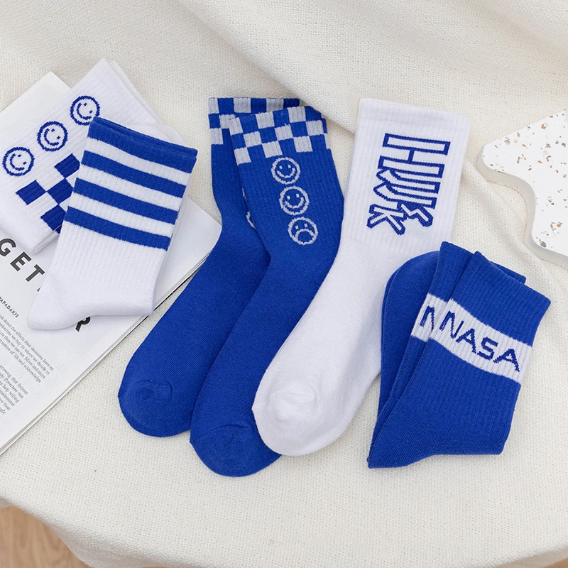 Cartoon Anime Funny Socks Men Hip Hop Print Novelty Crazy Sokken Hip Hop Unisex Comfortable Cotton Meias Christmas Gift