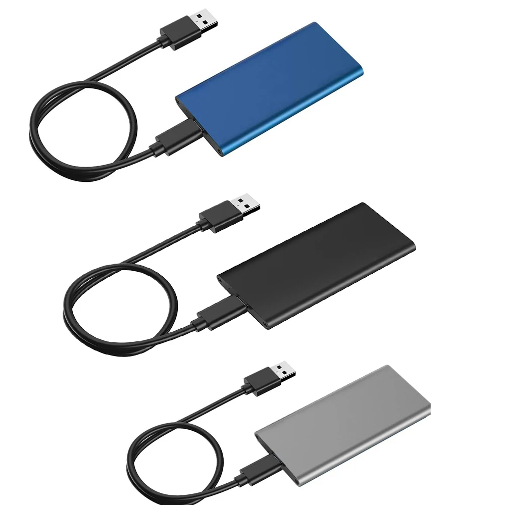 Корпус mSATA на USB 3 1 3.0 Type-c SSD алюминиевый Портативный чехол для жесткого диска 3*3/3*5