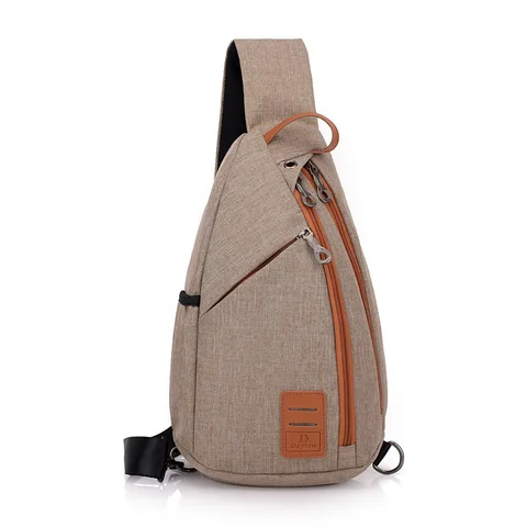 Противокражная нагрудная сумка, мужская сумка через плечо с разъемом для наушников, маленькая дорожная сумка, сумка на плечо, Спортивная уличная сумка