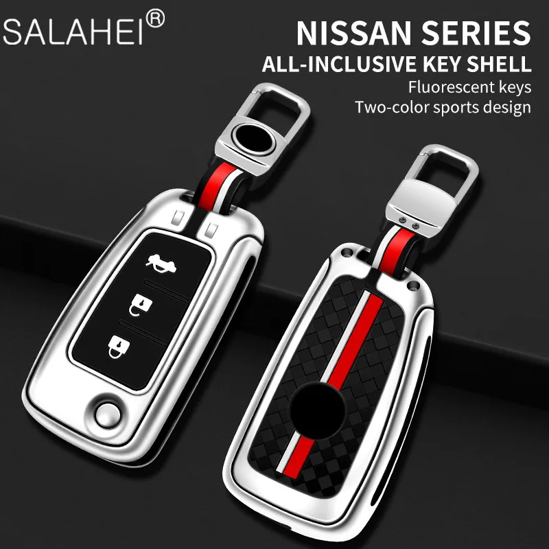 

Автомобильный светящийся чехол для ключа для Nissan Qashqai X-trail Murano Maxima Altima Juke QUEST Livina Tiida Nismo автомобильные аксессуары для интерьера