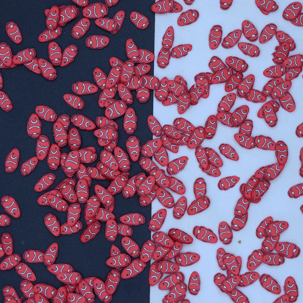 100 г/Лот полимерная Горячая глина ломтики рыбы милые конфетти для рукоделия