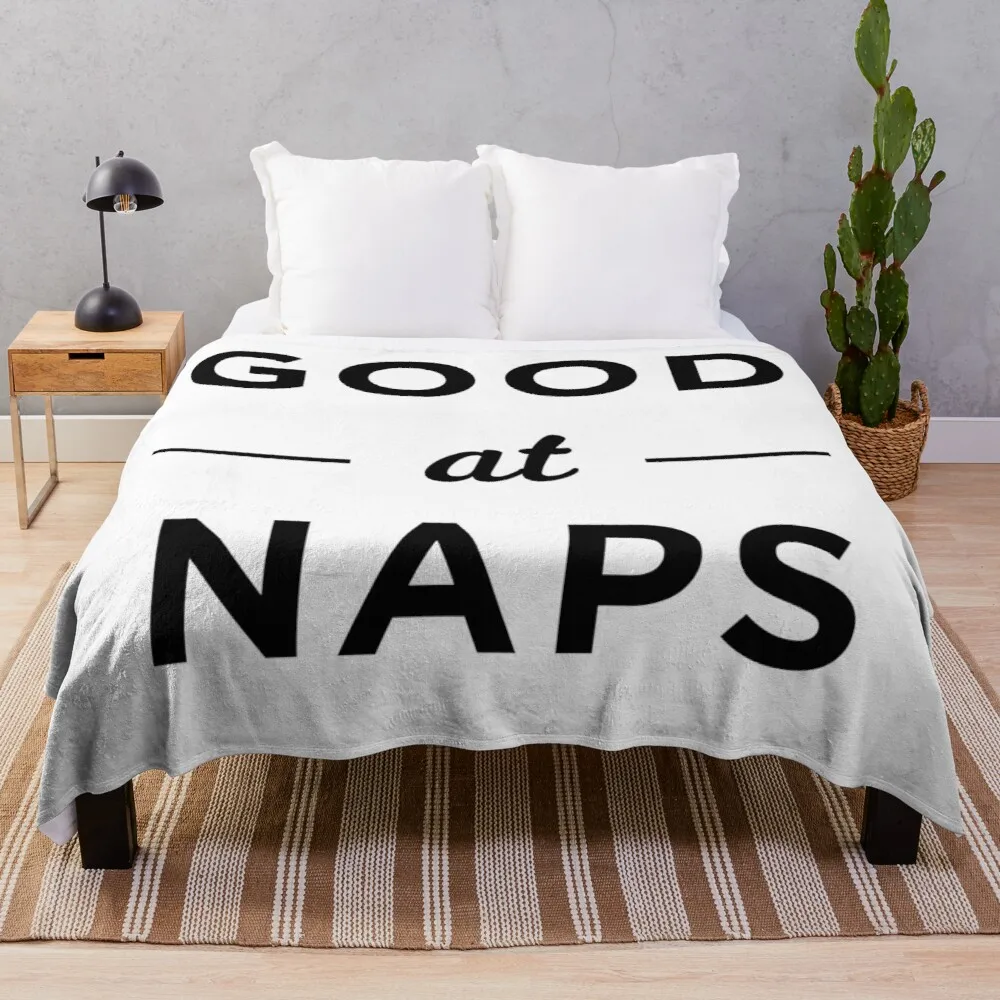 

good at naps Throw Blanket designer blankets Ultra-Soft Micro Fleece quilt blanket large fluffy plaid