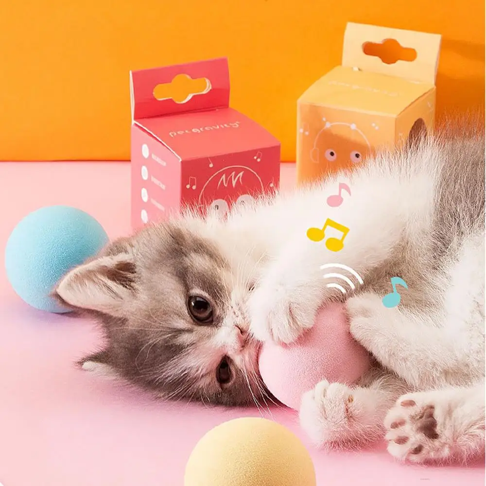 Умные игрушки мяч интерактивные Коты электрическая игрушка звуковая палочка для