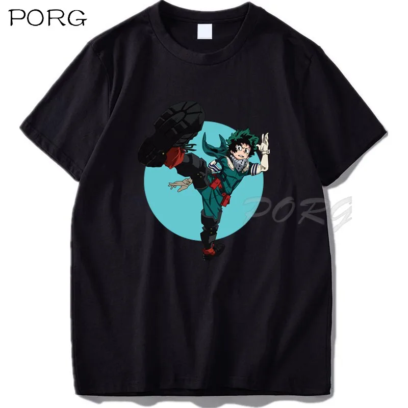 

Izuku Midoriya My Hero Academia Harajuku T Shirt Men T-shirt Short Sleeve Anime Harajuku Teen Manga Tops Tshirts Unisex Clothes