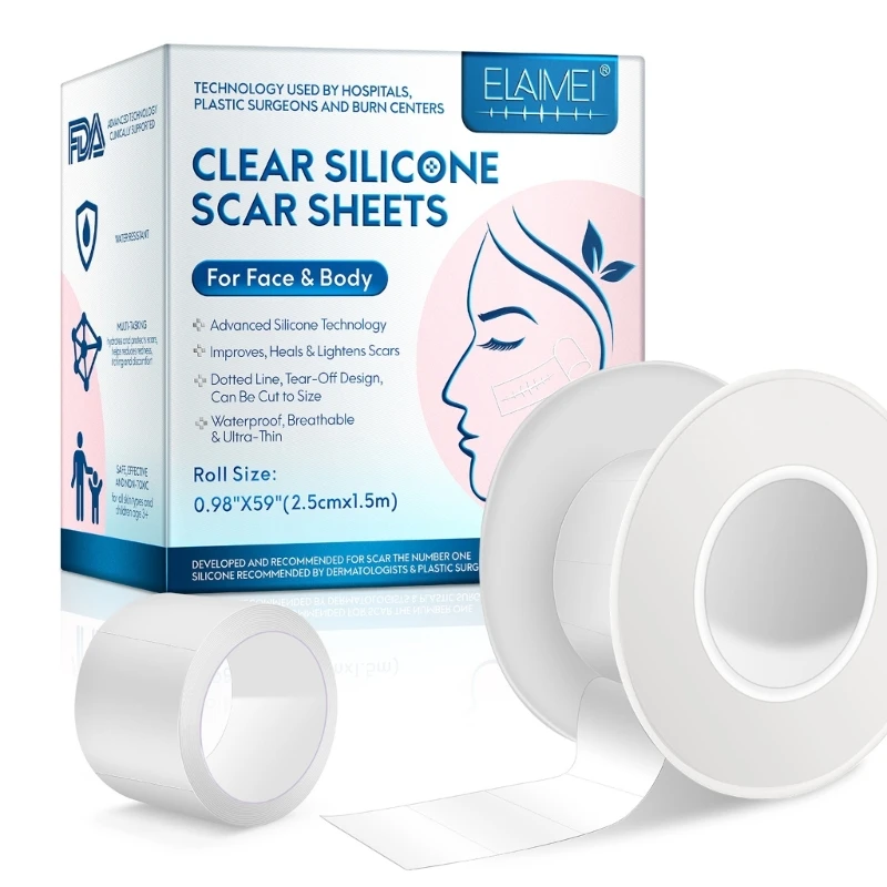 

Efficient Scar Removal Silicone Gel Sheet Therapy Patch for Acne Trauma Burn Scar Skin Repair Scar