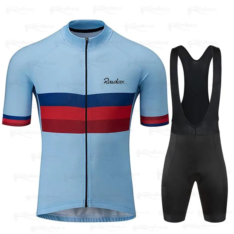 Купи Raudax Summer Cycling Clothing Comfortable Racing Bicycle Clothes Suit Quick-Dry Mountain Bike Cycling Jersey Set Ropa Ciclismo за 505 рублей в магазине AliExpress