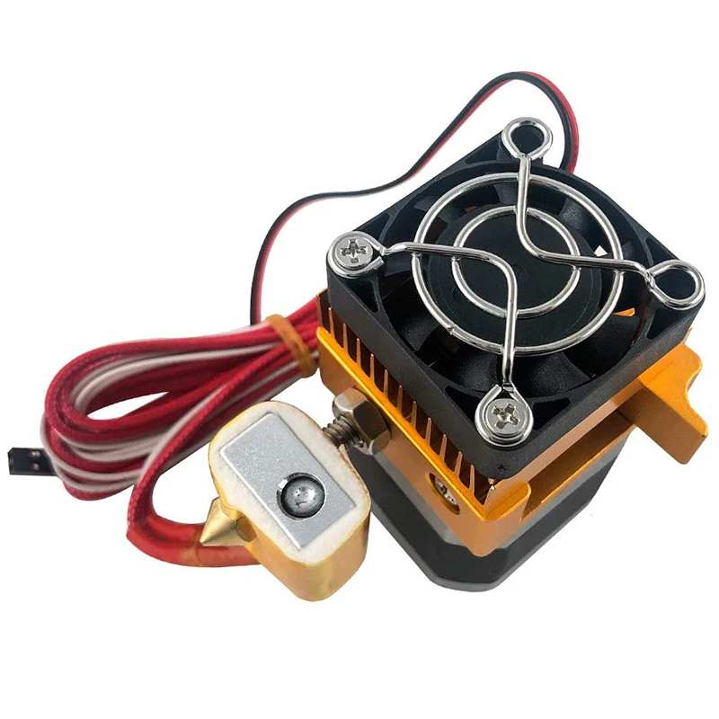 MK8 экструдер Hotend Kit с 0 2/0 3/0 4/0 5 мм сопло печати для Prusa I3 Reprap DIY 3D принтер