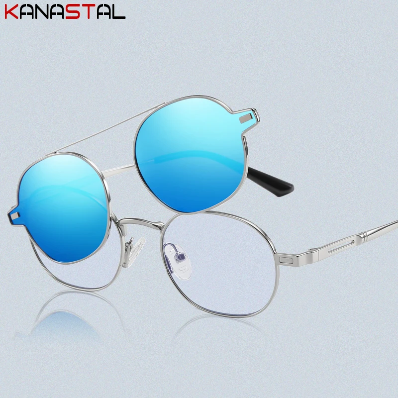 

Men Polarized Sunglasses Oval Computer Eyeglasses Frame Women Blue Light Blocking Reading Glasses CR39 Lens Prescription Eyewear