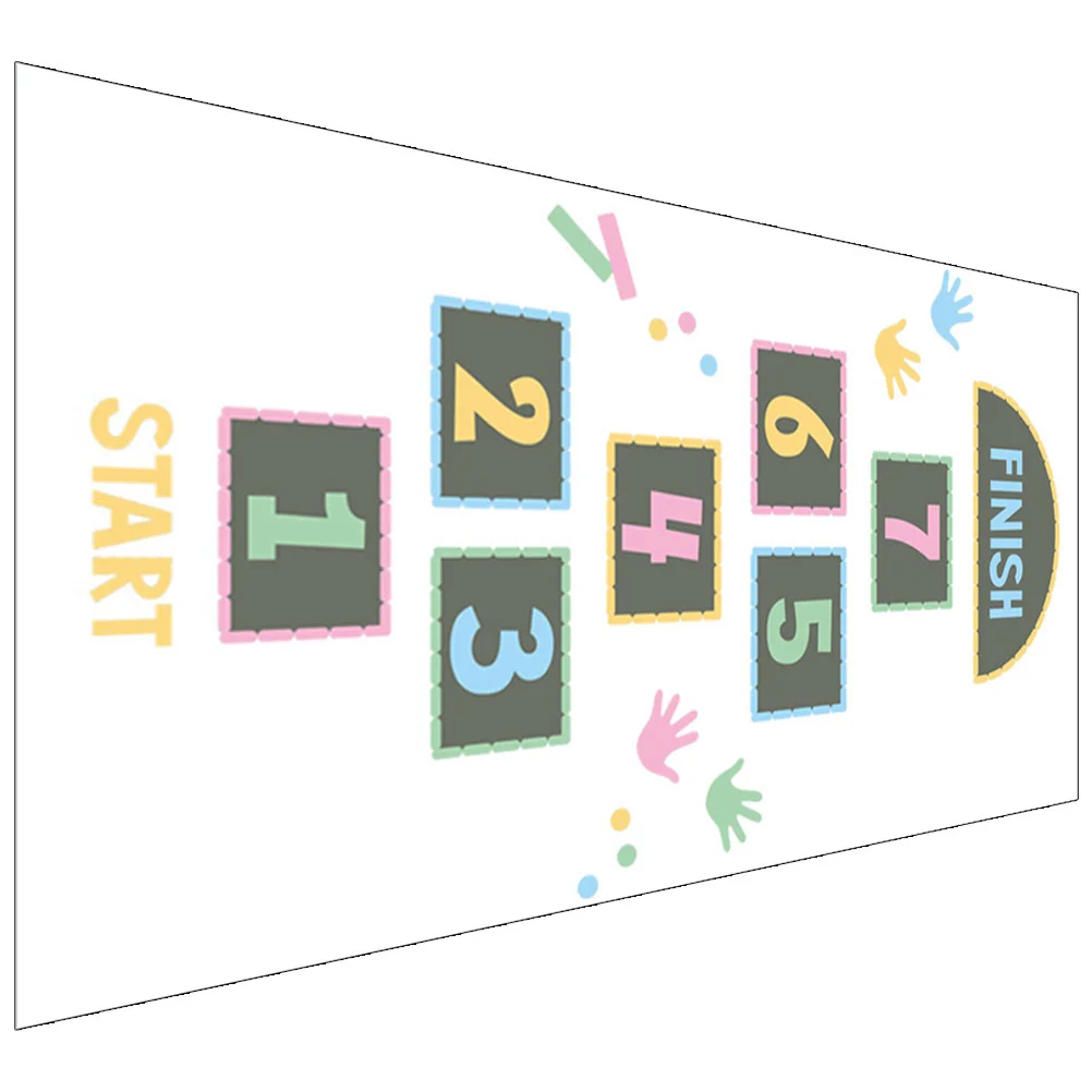 Детские игрушки талисман напольное зрение забавная игра наклейка на стену