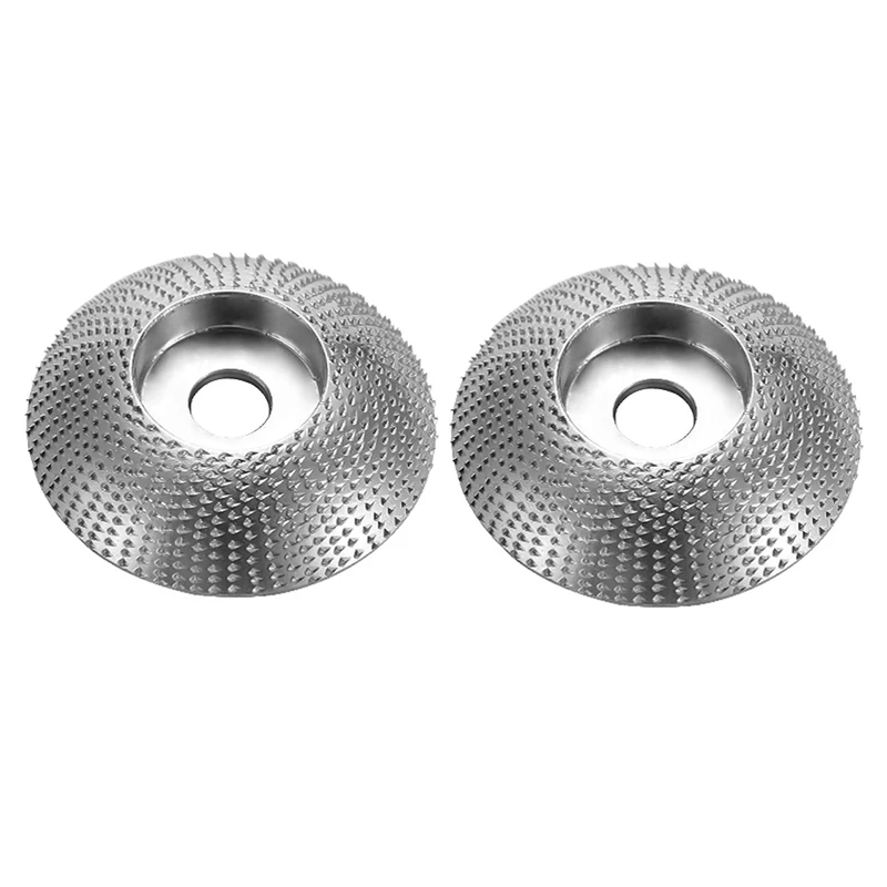 

2X Grinder Shaping Disc Wood Angle Grinder 5/8 Inch Bore Tungsten Carbide Woodworking Angle Grinder Attachment