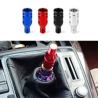auto parts universal car manual gear shift knob adapter m12x1 25 aluminum threaded shifter with wrench screws hoses kits