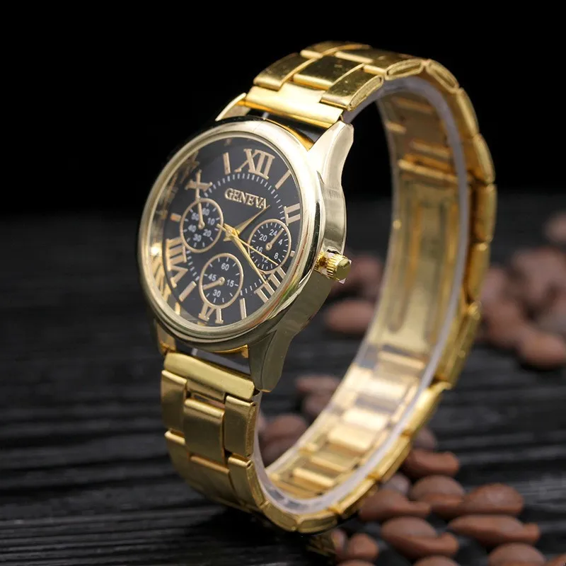 Fashion Business Men's And Women's Three Eye Six Needle Quartz Watch As A High-end Gift For Friends
