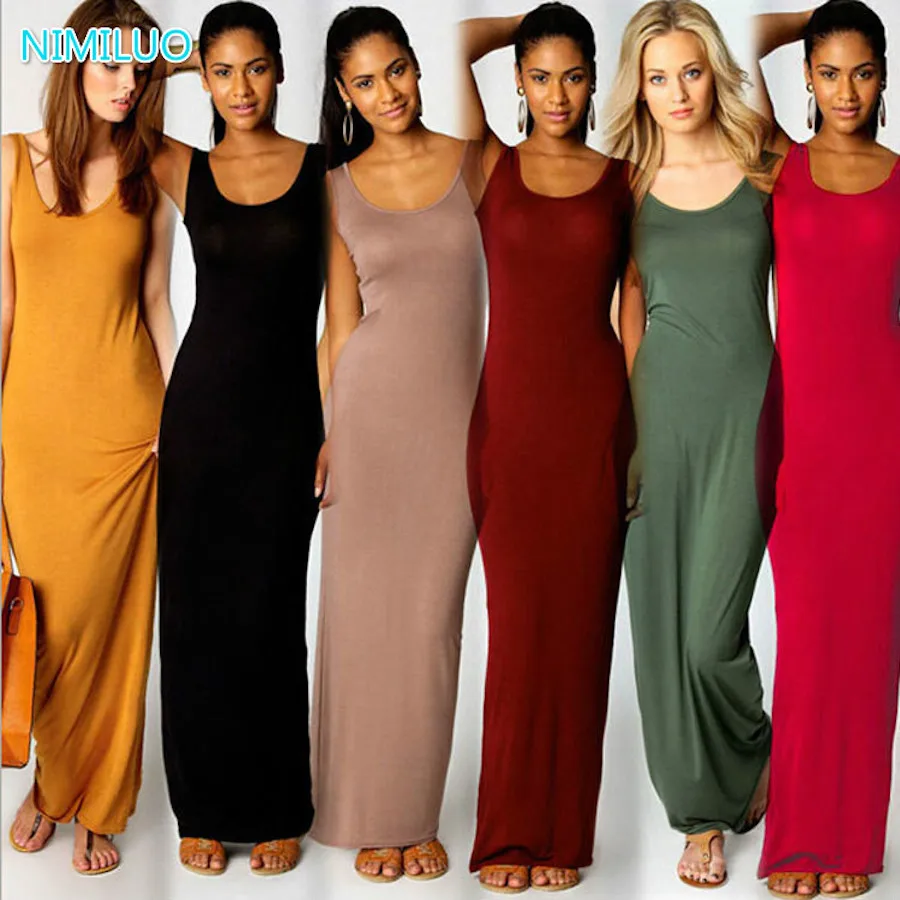 

Popular Women's 21-Color 6-Size Elegant Sexy Vest Dress Fashion Dress