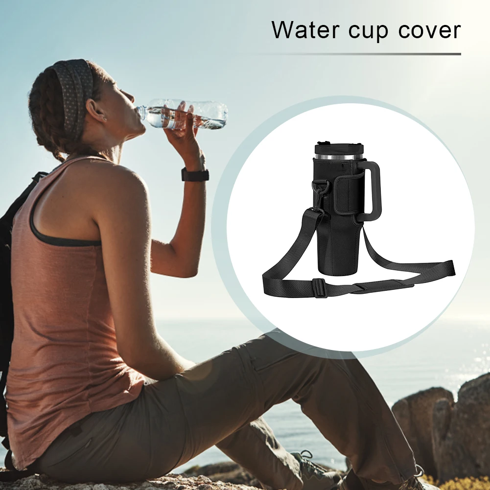 Неопреновая сумка для бутылки объемом 40 унций чехол чашки с регулируемым