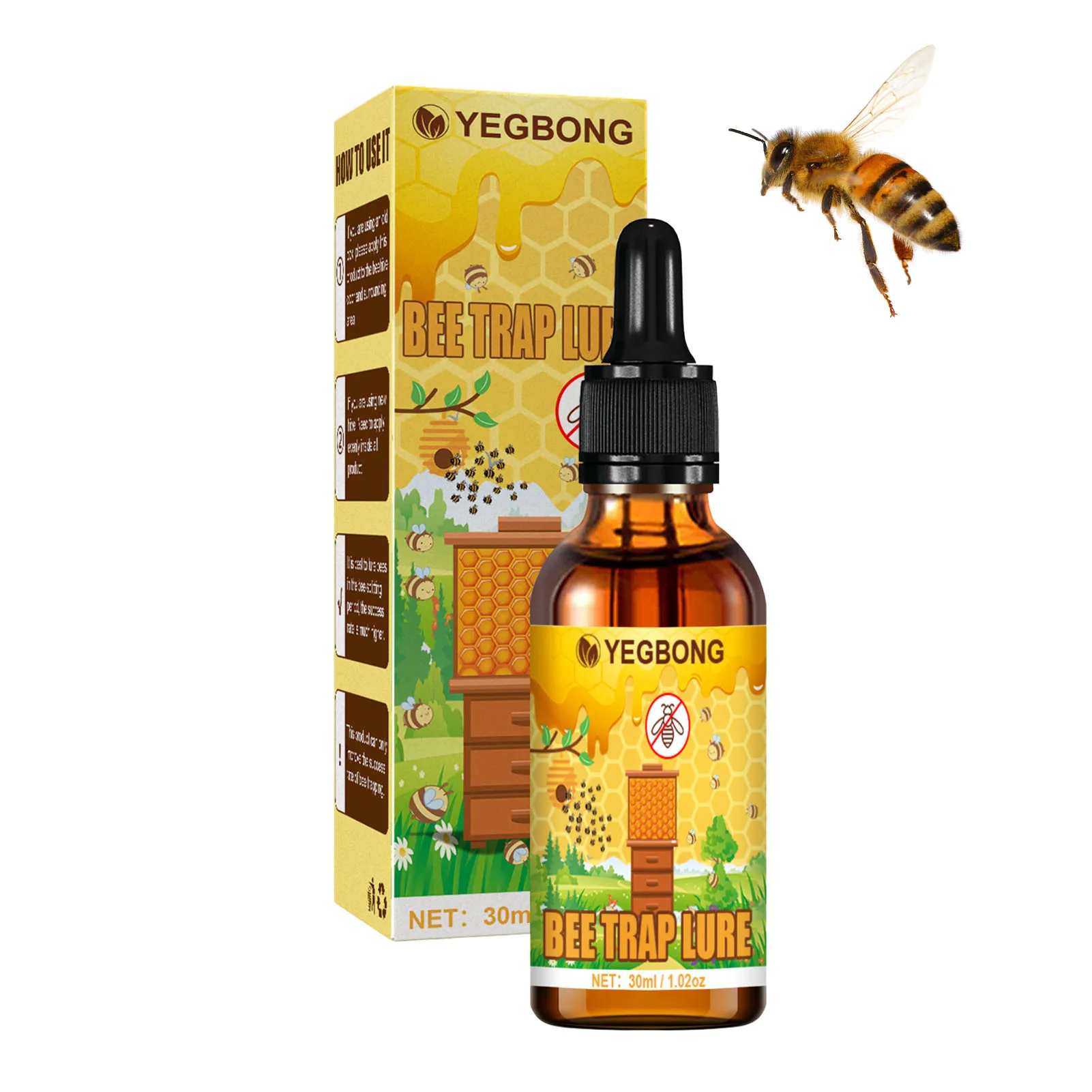 

30ml Bee Easy Attractant 30ml Honey Bees Attractant Contains Natural Ingredients 30ml Honey Bees Easy Attractant Attracts Bees