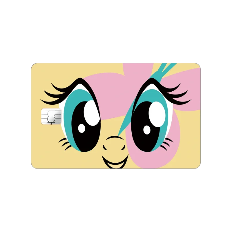 Наклейка с логотипом My Little Pony кавайная мультяшная банковская карта школьные