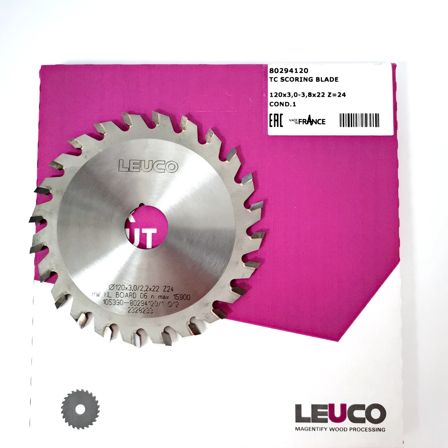 Фото Пильные диски Sanhomt TCT 120x3.1/4.0x22x24Z для деревообработки, аналог LEUCO 80294120 №5