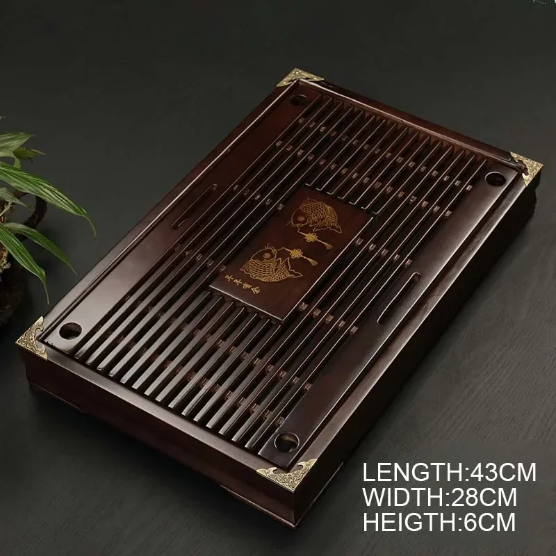 Деревянный чайный поднос