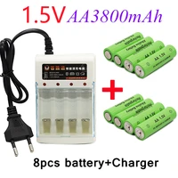 new tag 3800mah rechargeable battery aa1 5 v 3800mah chargeable for clock toys flashlight remote control camera batterycharger