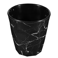 1pc marble water cup melamine marble coffee cup drinks mug for home black