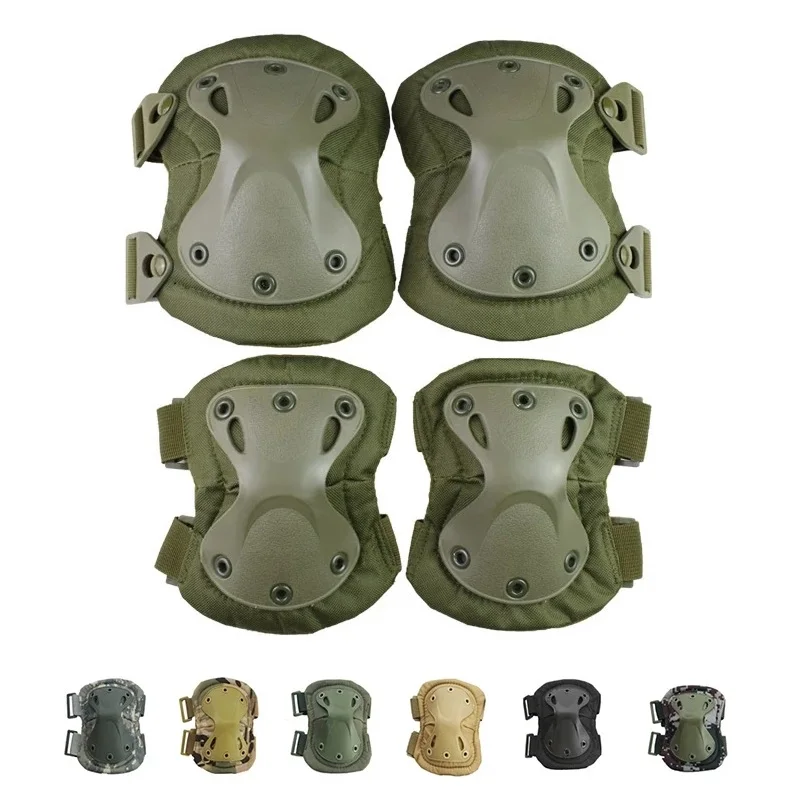 

Tactical Knee Protector Paintball Airsoft Hunting War Game Knee Elbow Protector Outdoor Military Army Knee Pads & Elbow Pads Set