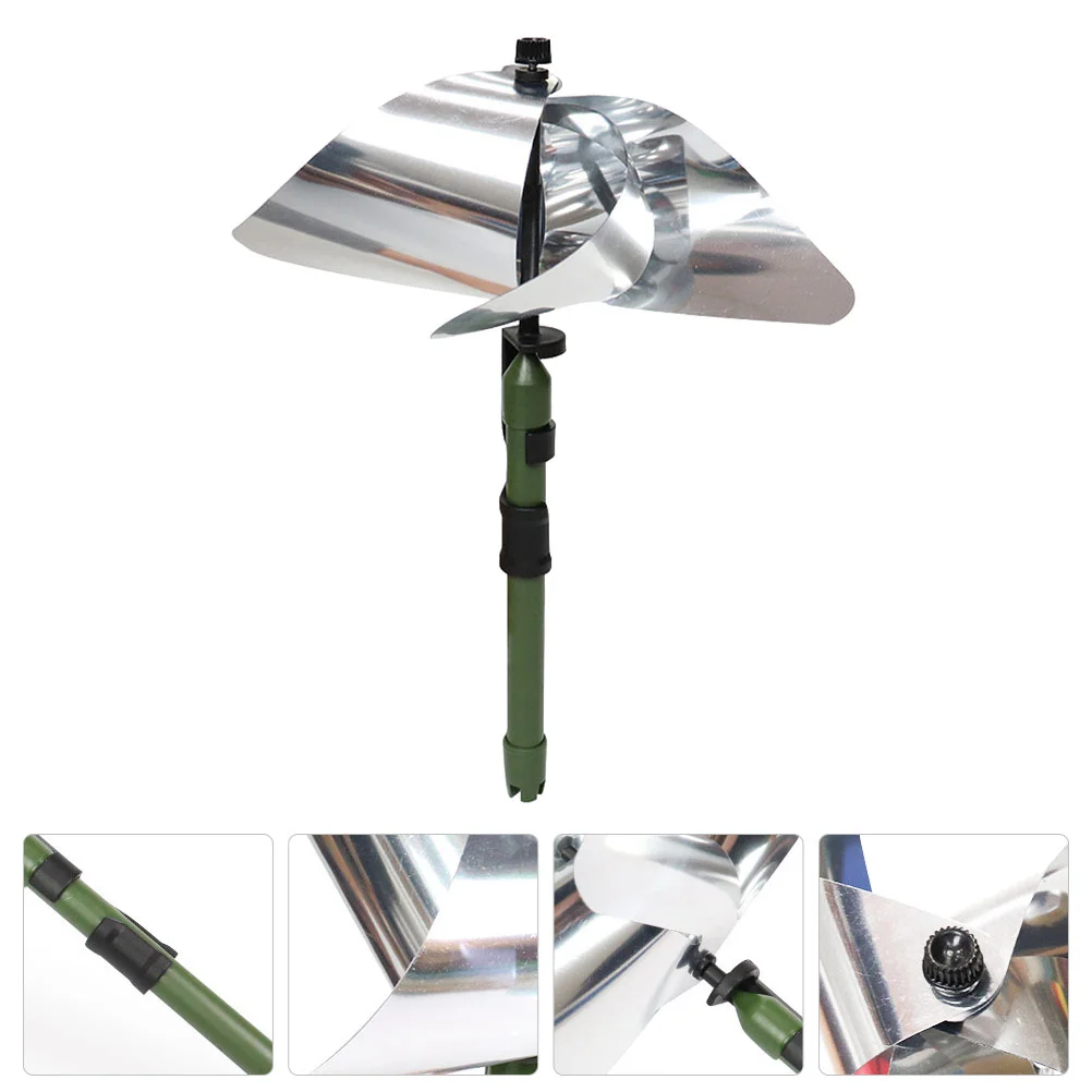 

1Pc Fishpond Scaring Bird Tool Household Outdoor Windmill Yard Bird Repeller